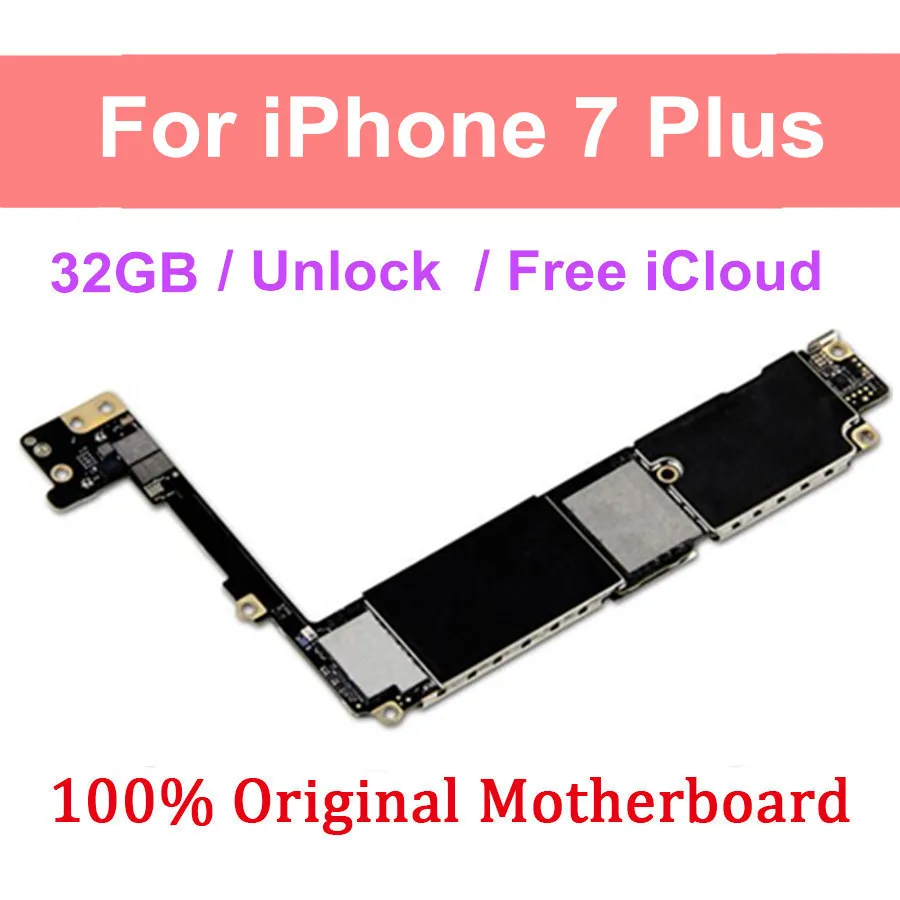 

Logic Board for iphone 7 Plus Motherboard without Touch ID for iphone 7 Plus 5.5 inch Factory Unlocked Mainboard 32GB 128GB 256G