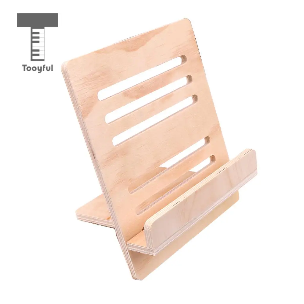 Detachable Portable Wood Folding Music Note Stand Holder Support DIY for Book Recipe Desktop Pad Stringed Instruments Accessory