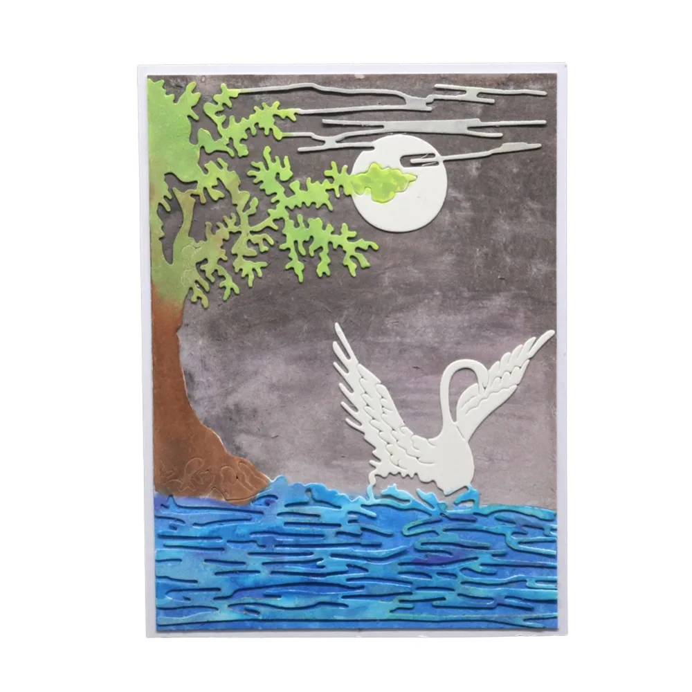 

crane Cutting dies For DIY fustelle metalliche per scrapbooking Embossing Paper Wedding Cards Photo Album Craft stamp and dies