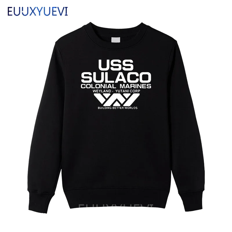 

Men Women Sweatshirts Hoodies Pullvoer USCSS Nostromo Alien USS Sulaco Colonial Marines Aliens Off World Cotton EUUXYUEVI