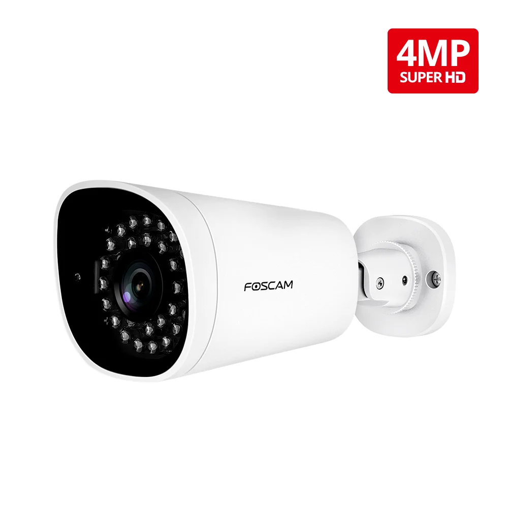 Foscam G4EP Super HD 4MP(1440 P) PoE Открытый ip-камеры безопасности Камера 8-часовой бесплатное Облачное хранилище Ночное видение IP66 пуля Камера