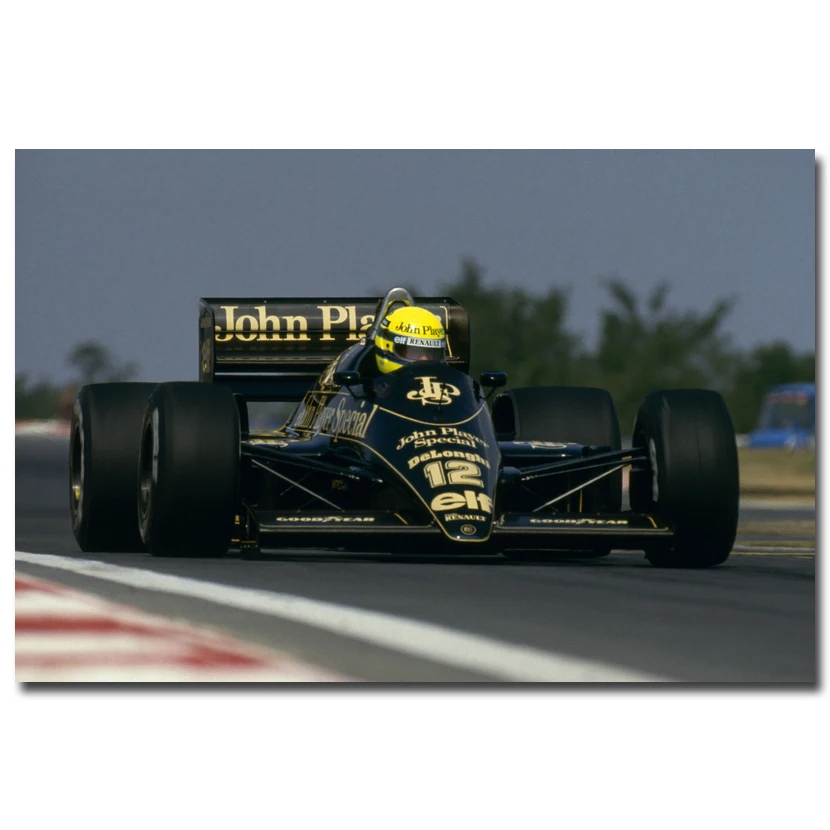 

Ayrton Senna da Silva F1 Racer Art Silk Poster Print 13x20 24x36 inches Sports Pictures For Living Room Decor 007