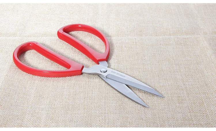 ZtDpLsd 1 шт. ножницы из нержавеющей стали для офиса дома резка прямые красные ручки бытовые ножницы для студентов Искусство ремесло