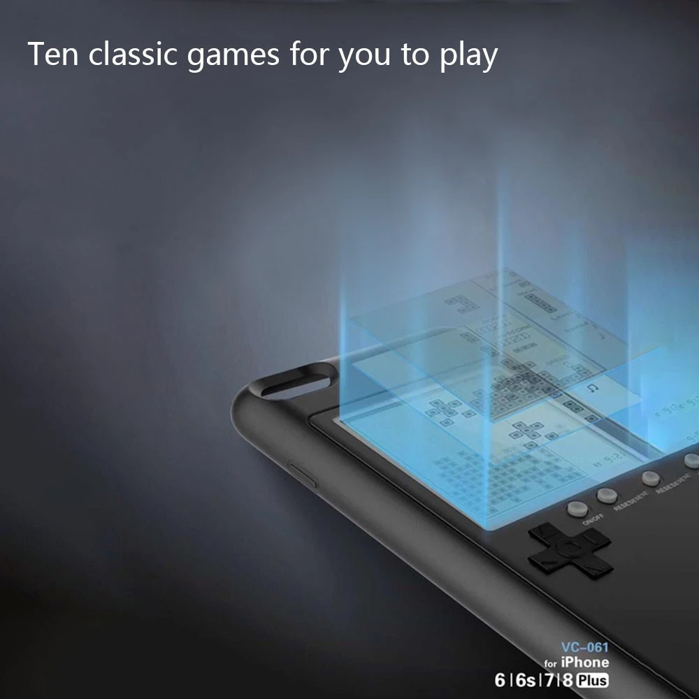DOITOP новейший Tetris игровые консоли Мини Портативный игровой плеер встроенный 8 игр чехол для iPhone X 6s 7 8 плюс подарок