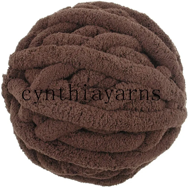 Chunky Chenille Yarn Super Chunky Chenille Blanket Yarn 26 Yards 7