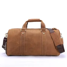 Мужская Дорожная сумка из толстой кожи с карманом для обуви 18 дюймов, дизайн, натуральная кожа, сумка для выходных, винтажная, Crazy Horse, кожаная сумка-мессенджер