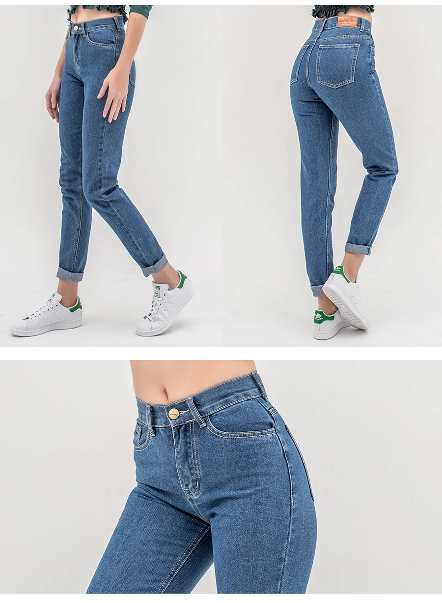 Calças de Brim Calças de Brim para Mulher com Cintura Empurrar para Cima Luckinyoyo Jean Mulher Namorado para com Cintura Alta Tamanho Grande Senhoras Jeans Denim 5xl 2020 Mãe 16 namorado calças de brim para mulher com