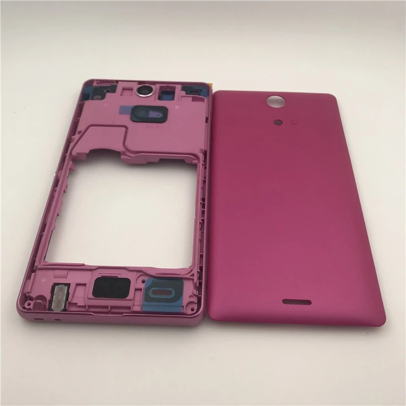 Корпус для Sony Xperia ZR M36H C5502 C5503 черный белый розовый|Корпусы и рамки мобильных
