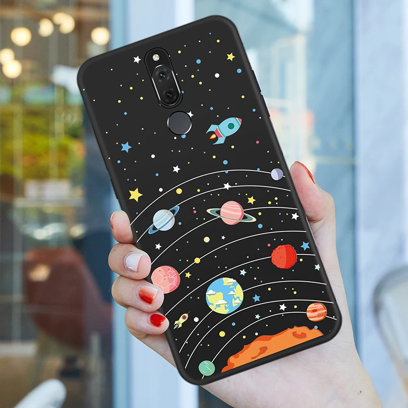 

ASINA Cute Case For Huawei Nova 2i Cover Silicone Shockproof Bumper For Huawei Nova 3i 3 Cover 3D Relief Space Star Phone Cases
