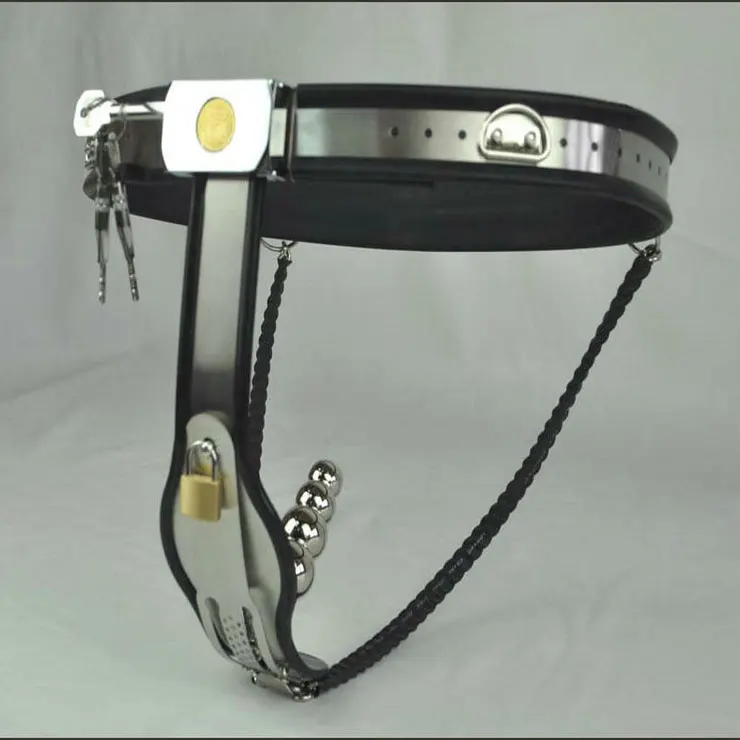 Брюки целомудрия T Тип Пояс верности с анальной пробкой болт из нержавеющей стали