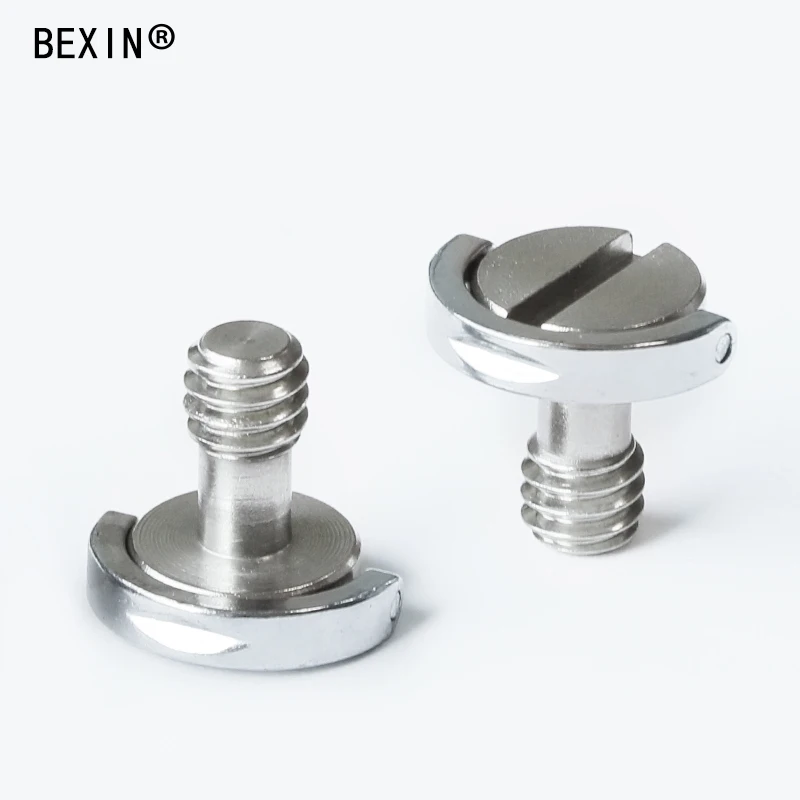 

BEXIN LS091 stainless steel 1/4 inch d ring camera screw for Camera Tripod Head Quick Release Plate digital SLR camera 5pcs
