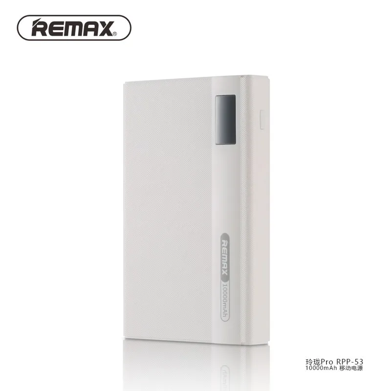  100% Original Remax teléfono móvil Banco de la energía 10000 mAh 2 USB cargador de batería externo 