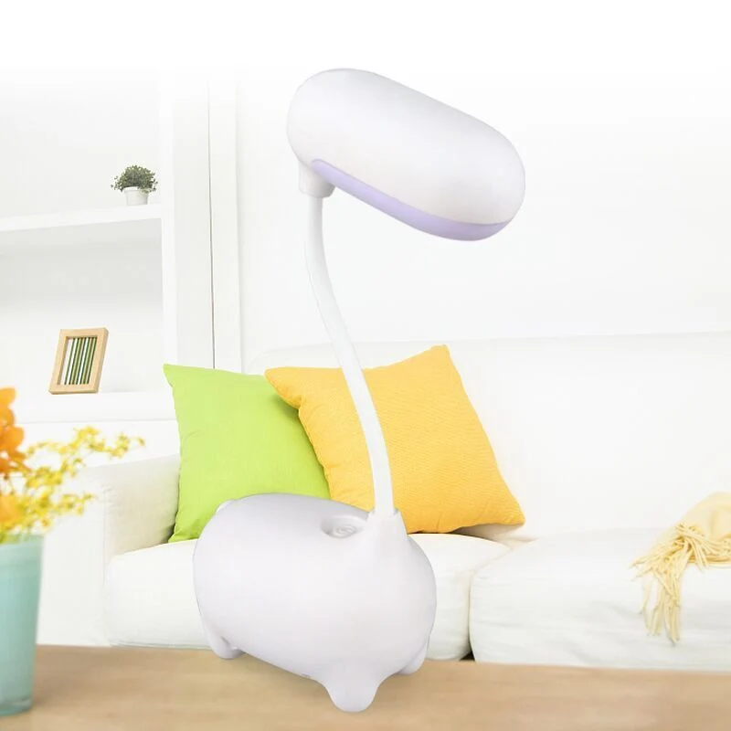 Creative Rechargeble Kids Led Desk Light 3W Cute Animals Lamp Bedroom Study Eyes Protection Light for Children Bedside Light (2)