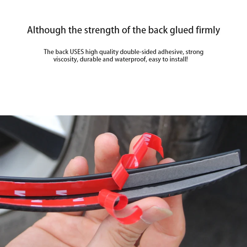 

150cm Rubber Anti-collision Mudguard Car Wheel Arch Protection Moldings Car Wheel Protection Wheel Sticker Styling Mouldings