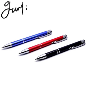 

Guoyi A033 G2 424 Aluminum Ballpoint pen Metal high-end business office gifts and corporate logo customization signature pen