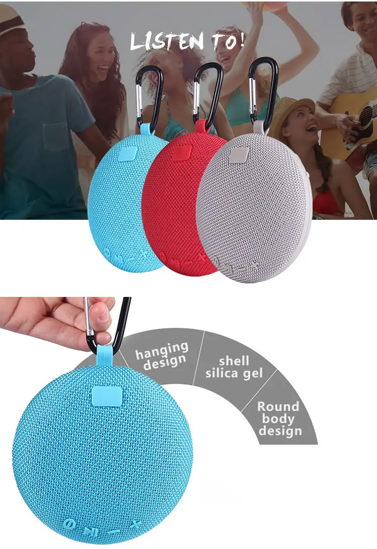 X5 Mini Bluetooth Speaker Portable Wireless speaker Stereo Loudspeaker with Mic for Phone MP3 Player 3D Music Effect for TF Card (3)