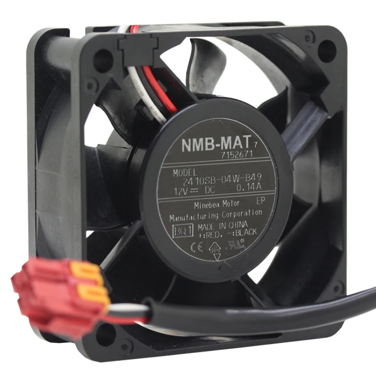 

Совершенно новый для NMB 2410SB-04W-B49 12V 0,14 Вентилятор охлаждения 6025 для прокладка для стиральной машины компьютерная плата