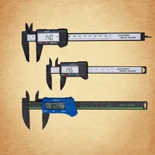 Promo offer 0-150mm Plastic Digital Vernier Caliper Calibre Digital Measuring Tool Thickness Gauge Depth Gauge