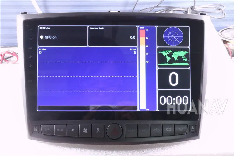 Discount 10.2" Big screen Android7.1 Car DVD player GPS navigation for Lexus IS200 IS220 IS250 IS300 2004-2011 car radio Stereo head unit 12