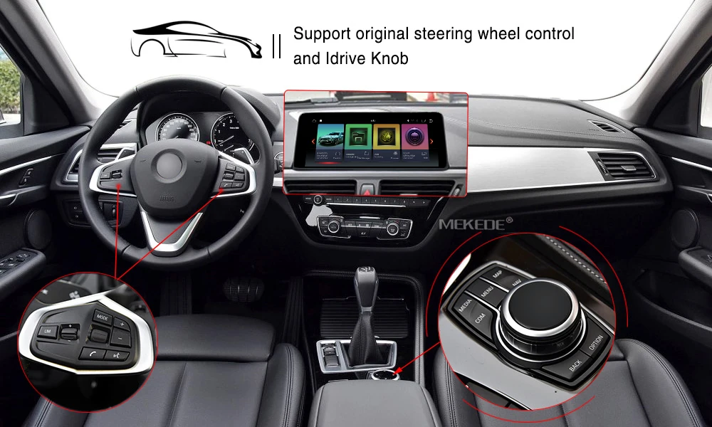 MEKEDE Car Multimedia player 6 Core Android 8.1 Car dvd player For BMW 7series F01 F02 CIC NBT system GPS navigation WIFI BT