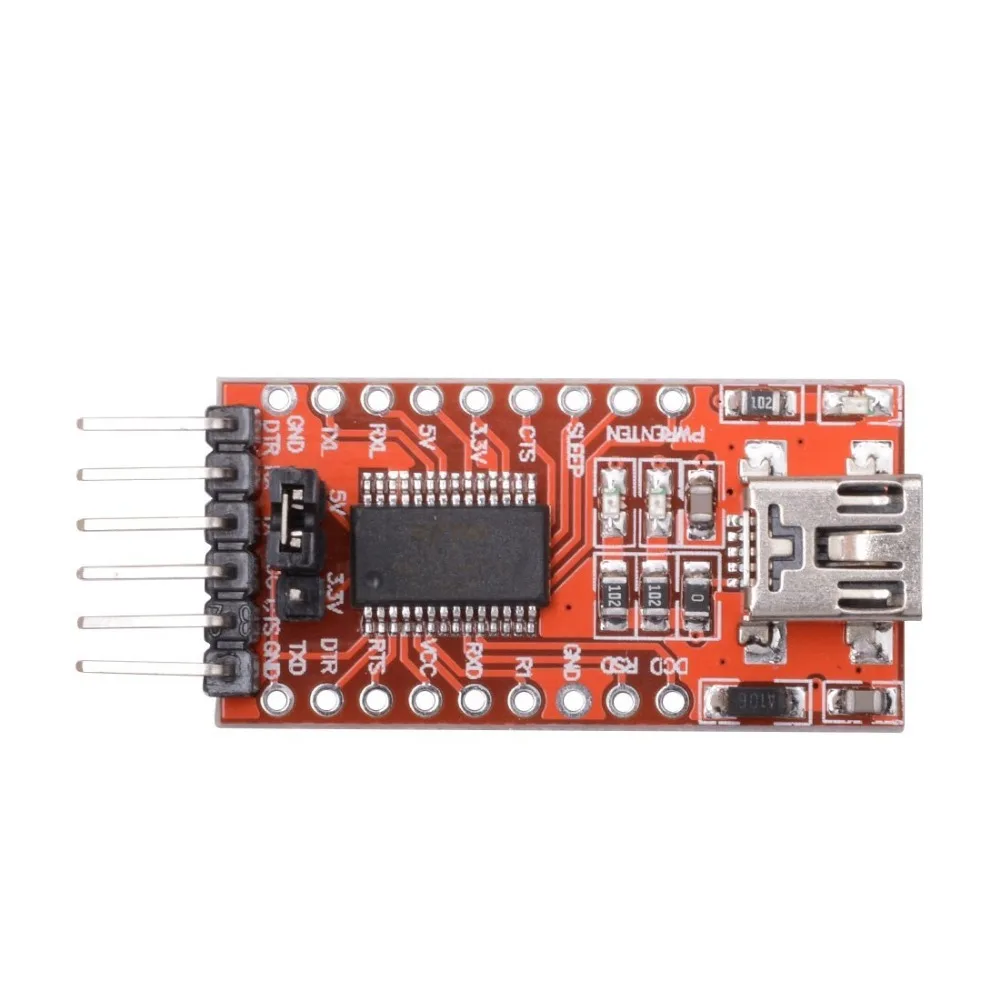 ShenzhenMaker FT232RL FT232 FTDI USB 3 V 5 к TTL серийный модуль адаптера мини порт|Детали и