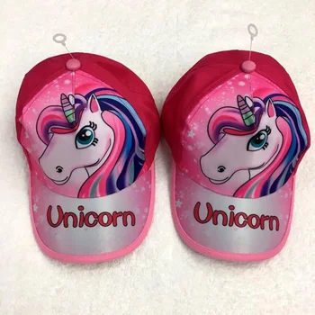 

1pcs Cartoon Unicorn Mix Boy Girl Fashion Sun Hat Casual Cosplay Baseball Cap Children Caps Baseball Caps Adjustable