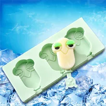 ISHOWTIENDA 19,3x8,8x2,7 см поднос кубика замораживание форма для пуддинга формы силиконовые льда мяч силиконовая для кубиков льда Формочки Для Мороженного «фруктовый лед» Снежная