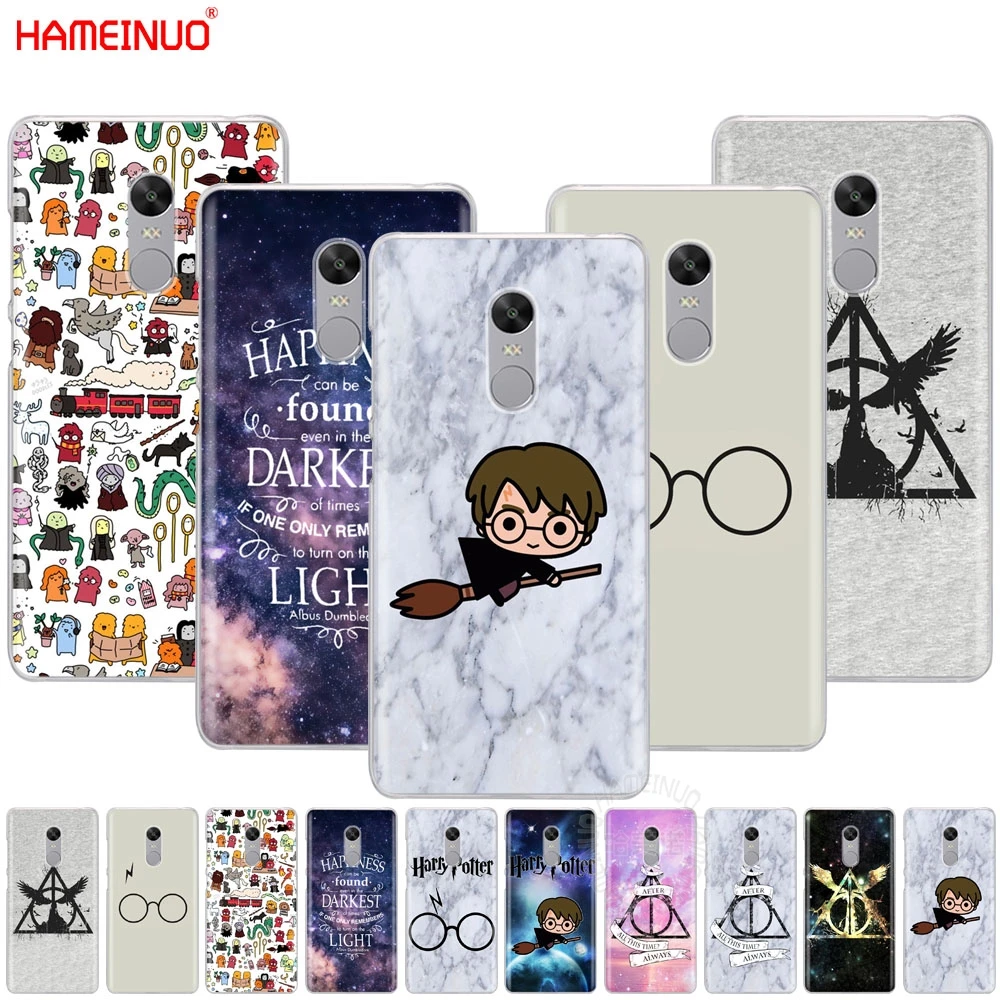 HAMEINUO Harry Potter glasses scar DEATHLY HALLOW Cover Case for Xiaomi redmi 5 4 1 1s 2 3 3s pro PLUS redmi note 4 4X 4A 5A