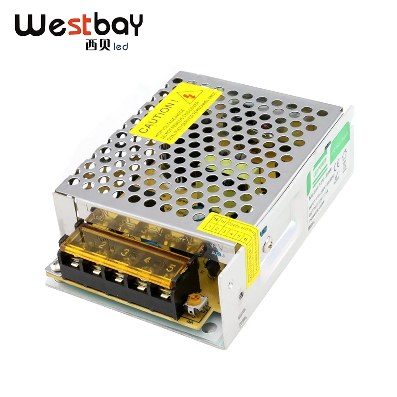 

LED Power Supply 12V 5A 60W LED Driver Power Adapter Switching 110V 230V to 12V Lighting Transformers Aluminum Non-Waterproof