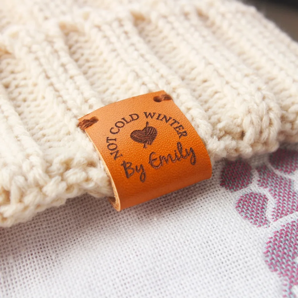 Handmade Leather s Personalized s Knit Labels Custom Name Custom Design Name s Gift Clothing Labels Pb1503 Garment Labels Aliexpress