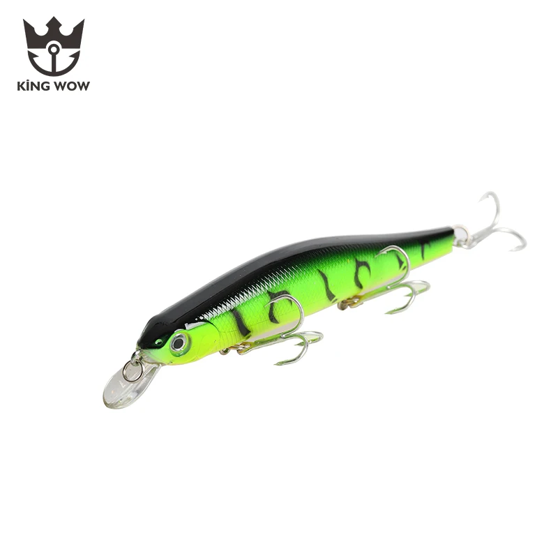  Long Range Fishing Minnow Lures 11cm/14g 3D Natural Eyes Swimming Hard Coating Bait With Sharp Bkk 