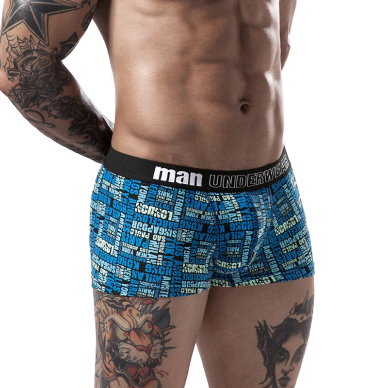 

Fashion Men Boxers Underwear Cotton Man Breathable Shorts Boxer Pure Color Underpants boxerer hombre ropa interior hombre