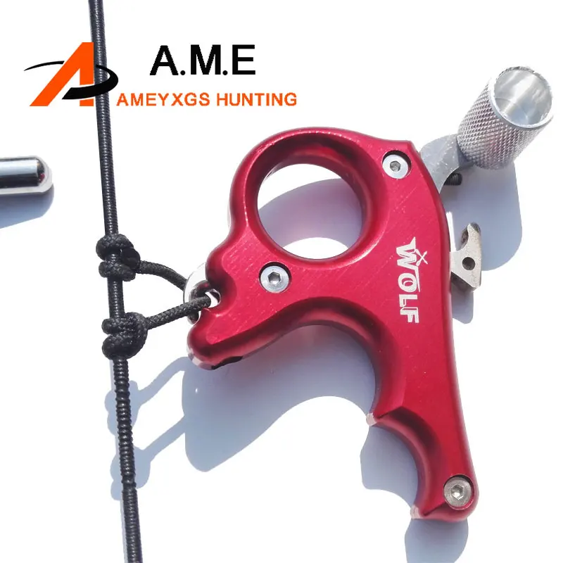 2 Color High Stainless Steel Archery Caliper Bow Release For Compound