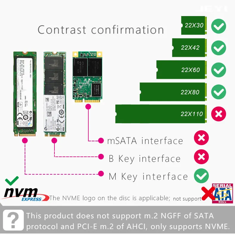 JEYI Циклон i9 HDD корпус мобильного SSD hdd box HDD чехол NVME к TYPE-C алюминиевый тип C3.1 JMS583 М. 2 USB3.1 M.2 PCIE U.2 SSD