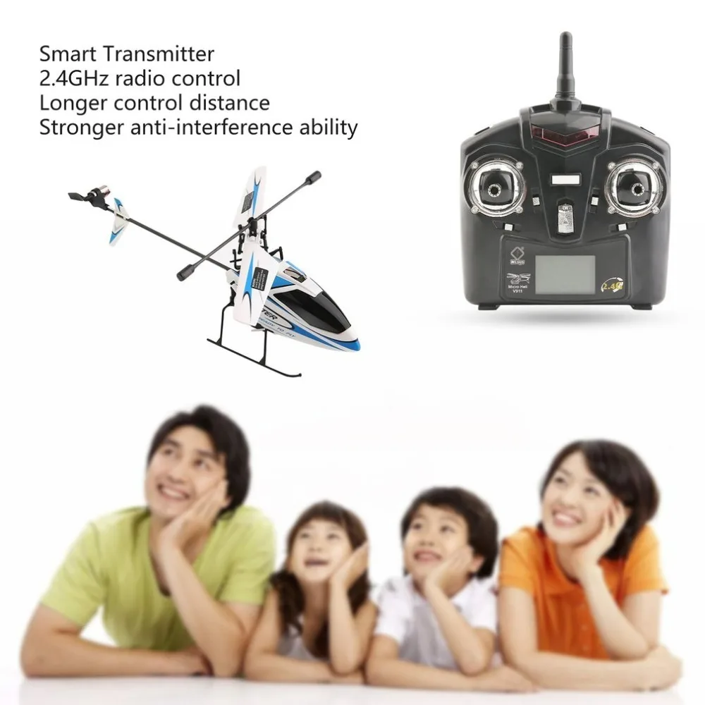 

WLtoys V911 2.4G 4CH Single Blade High efficiency Motor RC Helicopter with Transmitter Suitable for both Indoor Outdoor