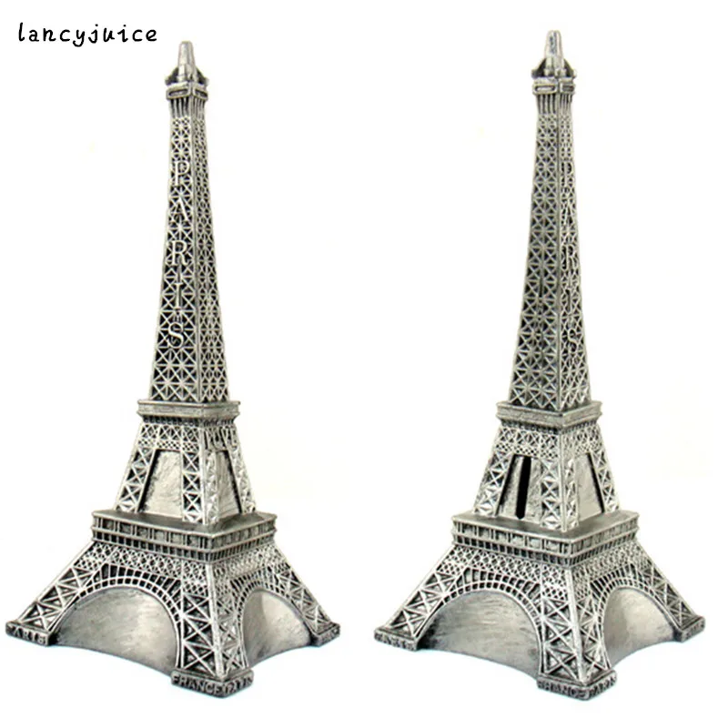 Novelty Eiffel Tower Shape Piggy Bank, Creative Vinyl Saving Money Box
