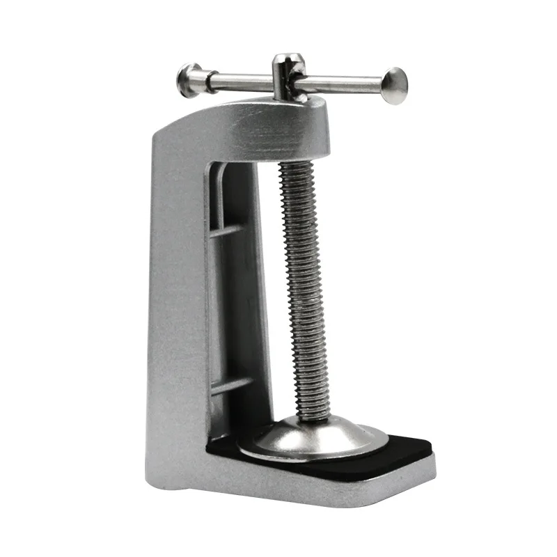 

Stainless Steel Hose Fixed Base Clamp Holder for Swing Arm Desk Table Lamp Dropshipping