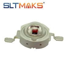 Sltmaks 10 шт./лот высокое Мощность светодиодный чип 740nm 850nm ИК светодиодный инфракрасный 3 Вт 5 Вт излучатель света светодиодные лампы бусины для светодиодных светать