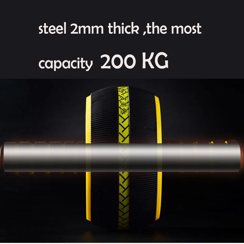 Ab Abdominal Roller Non-slip Body Building AB Wheel Multifunction Ab Exerciser Home Fitness Trainer