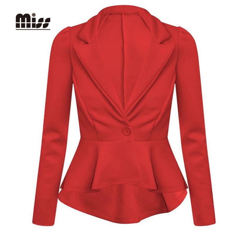New high quality Fashion Plaid blazer winter professional
