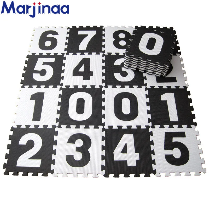 

Children's Developing Maps Rugs Baby Playmat Puzzle Number Letter Cartoon EVA Foam Carpet Kids Rug Floor Games Mat Baby Play Mat