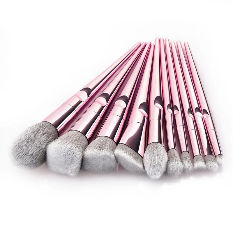 

Neweat Wooden Foundation Cosmetic Eyebrow Eyeshadow Brush Kits Makeup Brush Sets Concealer Beauty Powder Brushes Foundation Tool