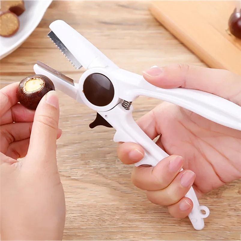 Multi-use Beer Opener Chestnut Bottle Opener Ginkgo Nut Sheller Kitchen Tools Kitchen Accessories Home Decor 30MR0106