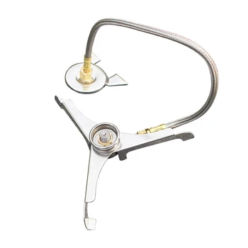 

Lightweight Camping Hiking Stainless steel Stove For Picnic Adapter Lengthened Link Adapter Nozzle Gas Bottle New Outdoor