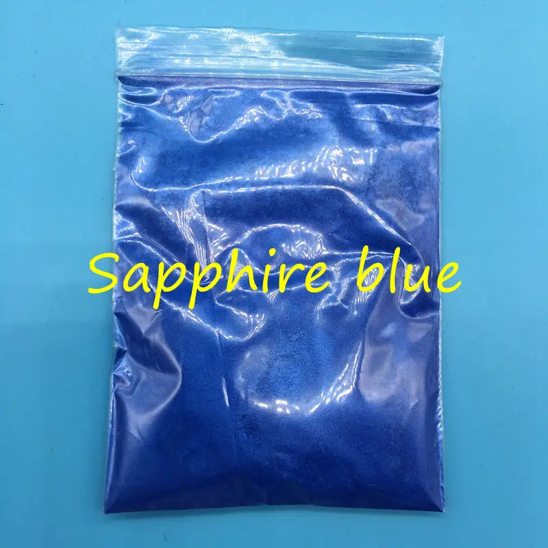 

500g/bag make up Multicolour Pearl Powder sapphire blue color Mica powder Pigment Glitter Pearlescent Powder For DIY Eyeshadow