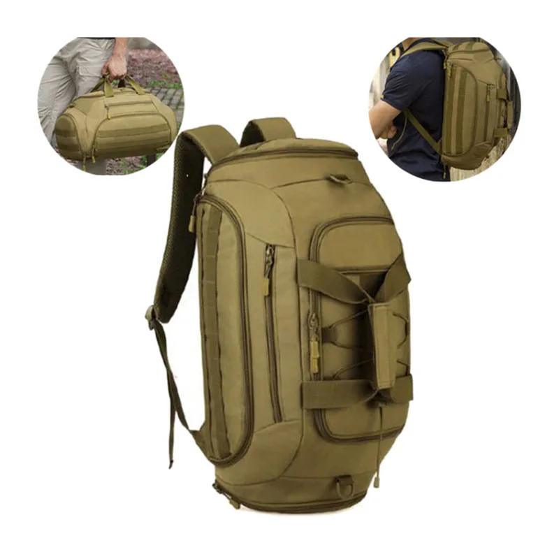 35Л Открытый спортивный рюкзак многофункциональная дорожная сумка для хранения обуви большая емкость сумки кемпинг рюкзаки альпинистские - Цвет: Brown