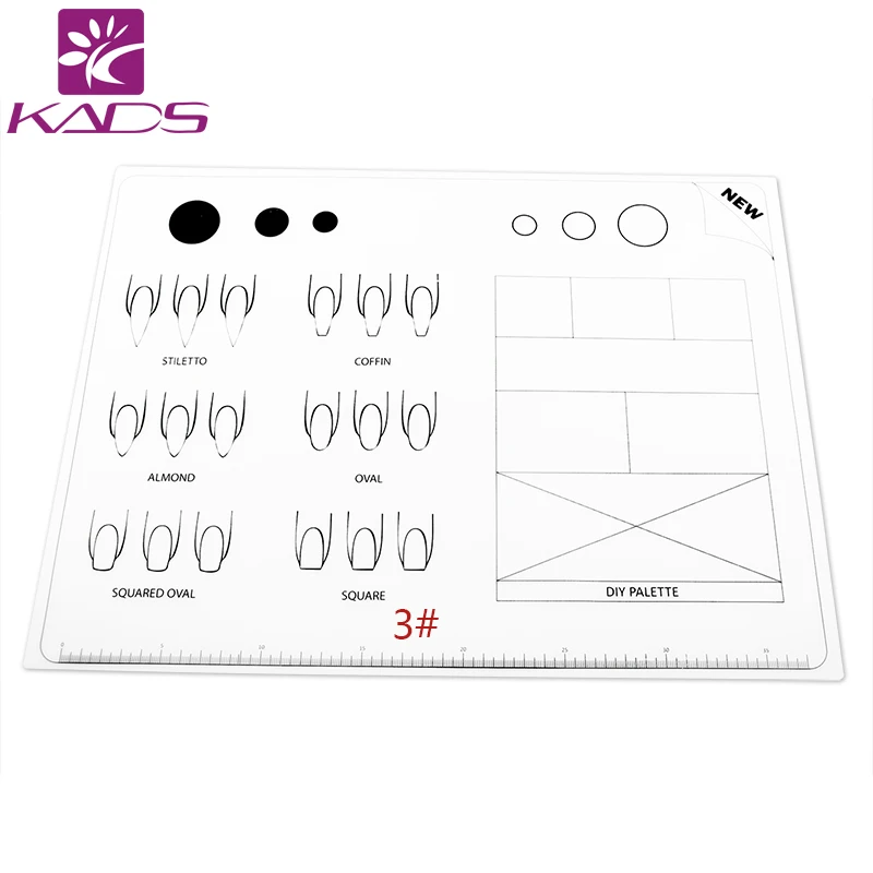 KADS Волшебный Коврик Черный& Белая Магия Семинар Мат Силикона коврик Для Штамповки Переводные Ногтей Штамповки Обратный Мат Ногтей инструменты