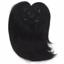 Soowee длинные высокотемпературные волокна синтетические волосы Toupees шиньоны прямые волосы бахрома Топ Закрытие для мужчин и женщин