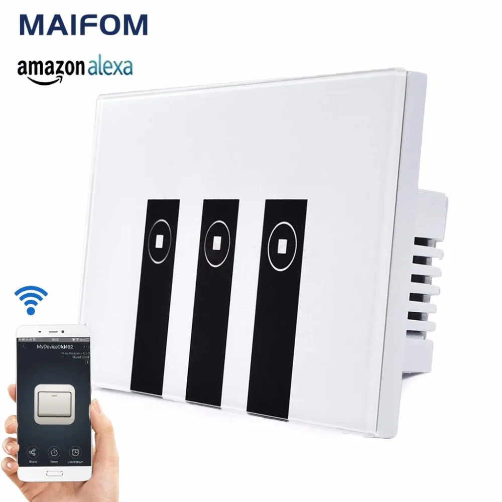 MAIFOM переключатель дистанционного управления Wi Fi Сенсорная панель Ewelink