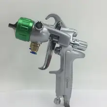 SAT1189 нано хромированный краскопульт высокого давления с двойным соплом Пневматический краскопульт с серебряным зеркальным покрытием пневматический распылитель
